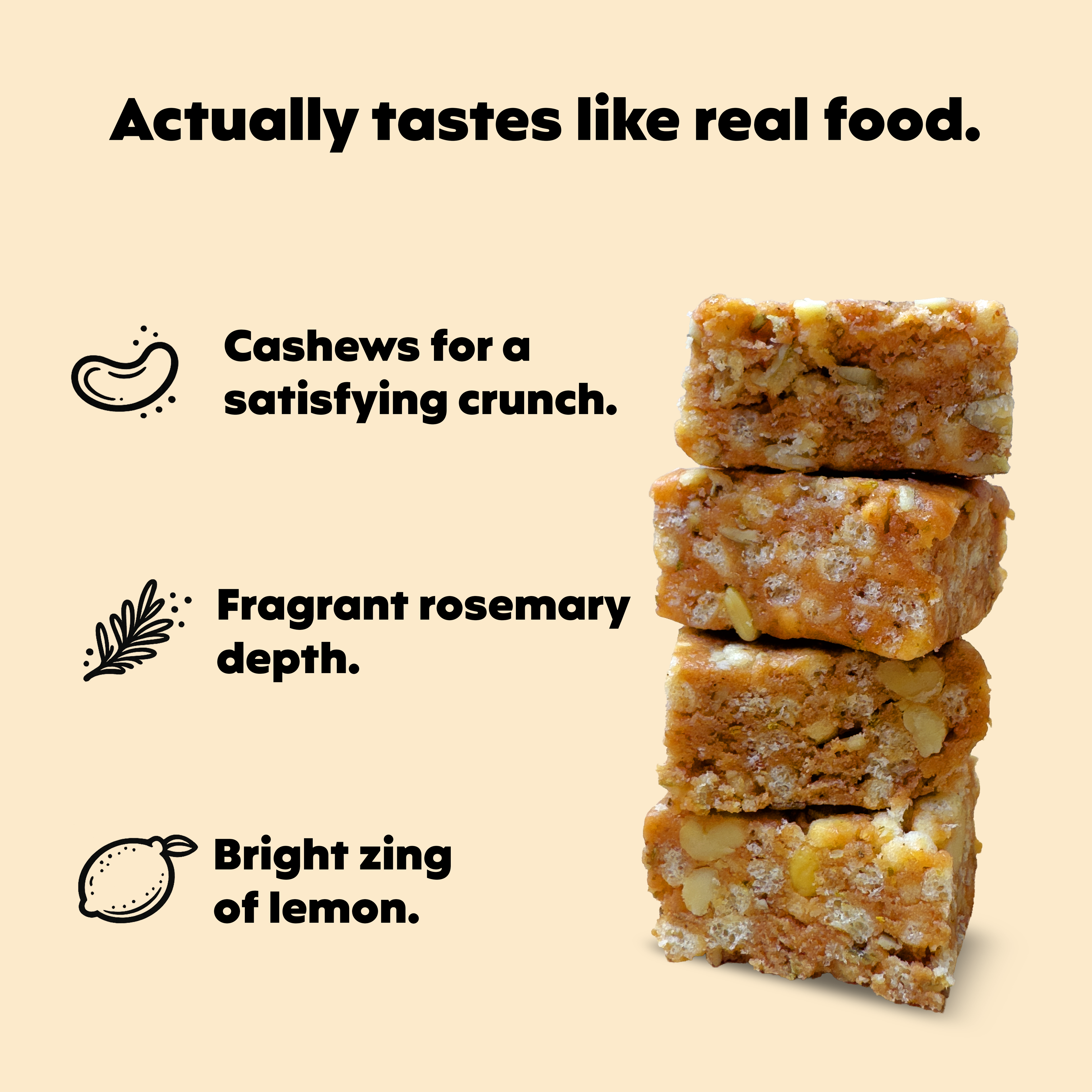 Healthy protein bar, inside protein bar, natural high protein snack, protein bars that are good for you